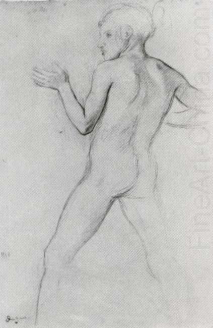 Study of Boy in Attitude of Defence, Edgar Degas